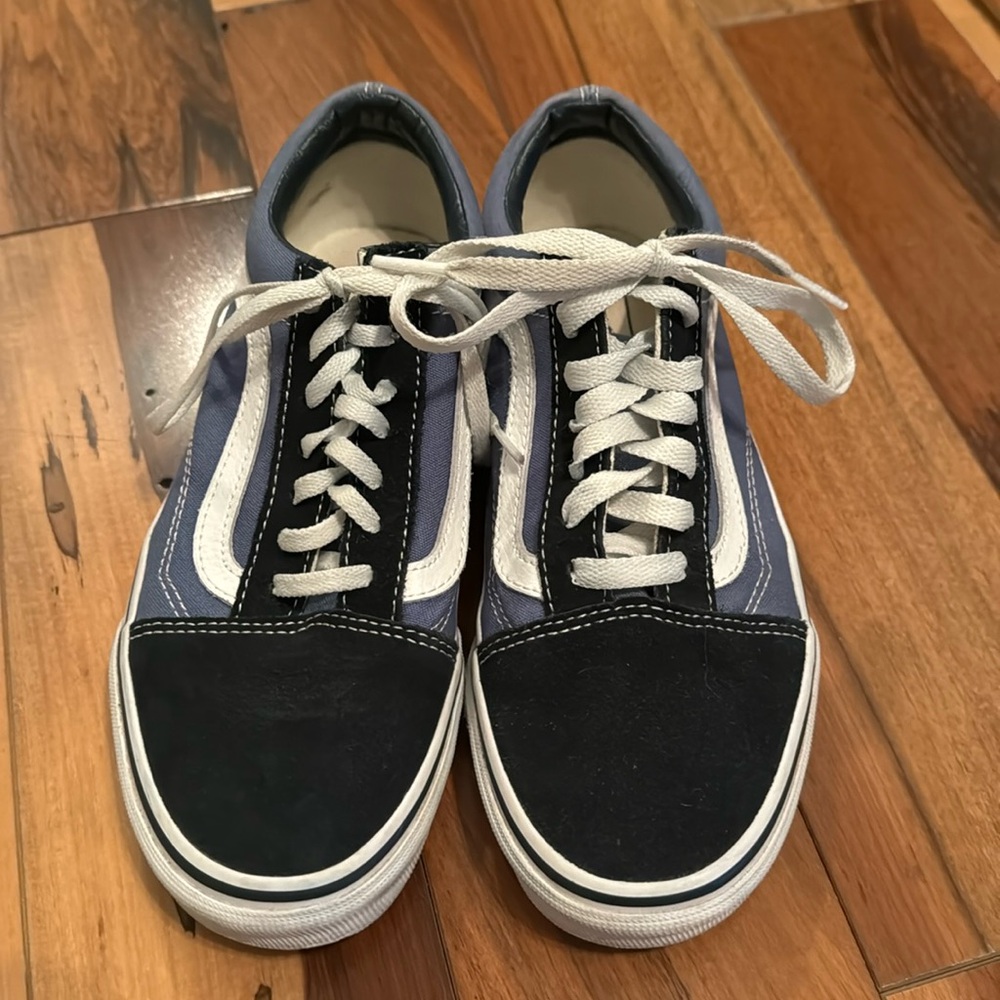 Blue Vans Suède
